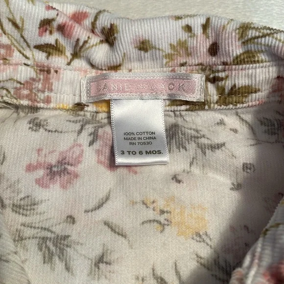 Janie and jack fall dress 3-6 months ! Beautiful flowers printed! - Picture 2 of 6